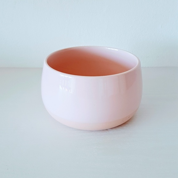 IKEA Other - IKEA | Soft Blush Pink Small Low Wide Opening Vase
